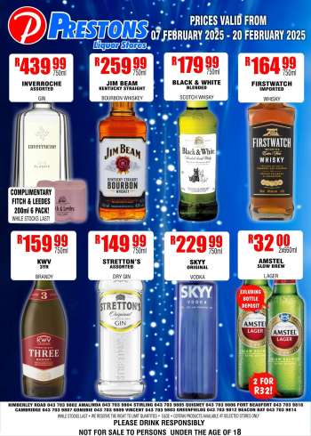 Prestons Liquor Stores catalogue  - 07/02/2025 - 20/02/2025.