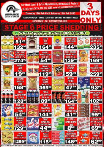 Advance Cash & Carry catalogue  - 13/02/2025 - 15/02/2025.