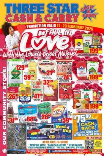 Three Star Cash and Carry catalogue  - 11/02/2025 - 23/02/2025.