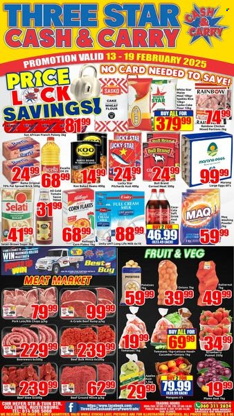 Three Star Cash and Carry specials - 13/02/2025 - 19/02/2025. Page 1