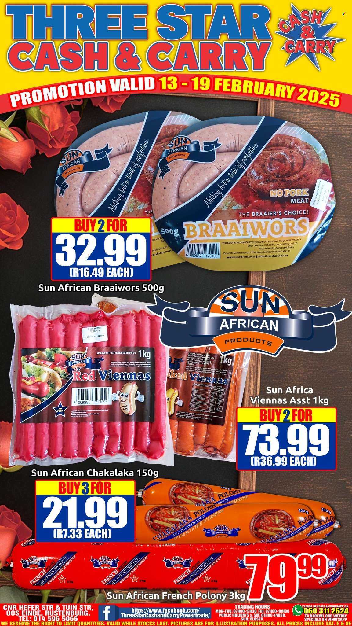 Three Star Cash and Carry specials - 13/02/2025 - 19/02/2025. Page 8