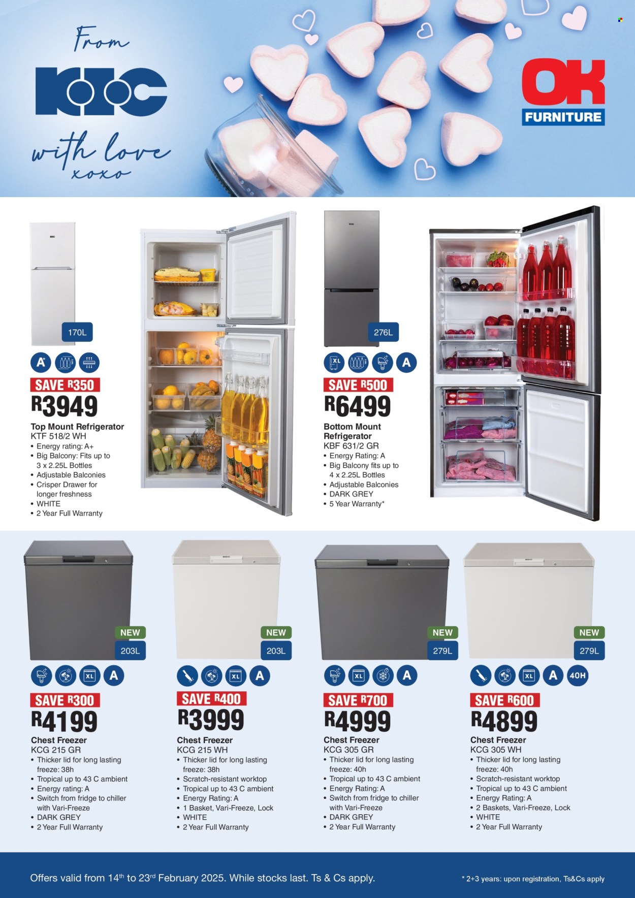 OK Furniture specials - 14/02/2025 - 23/02/2025. Page 1