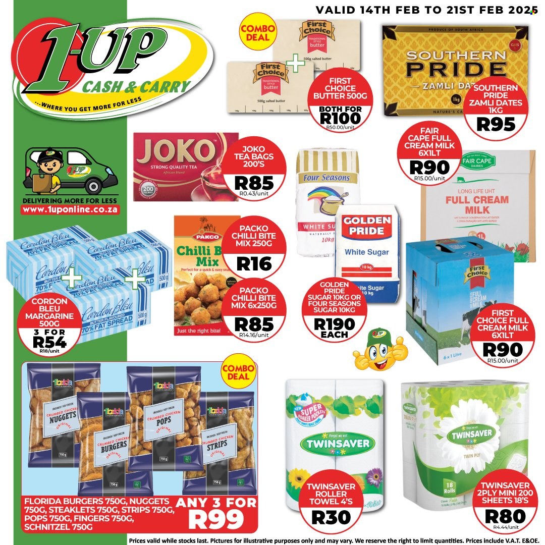 1UP Cash & Carry specials - 14/02/2025 - 21/02/2025. Page 1