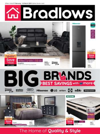 Bradlows catalogue  - 17/02/2025 - 16/03/2025.