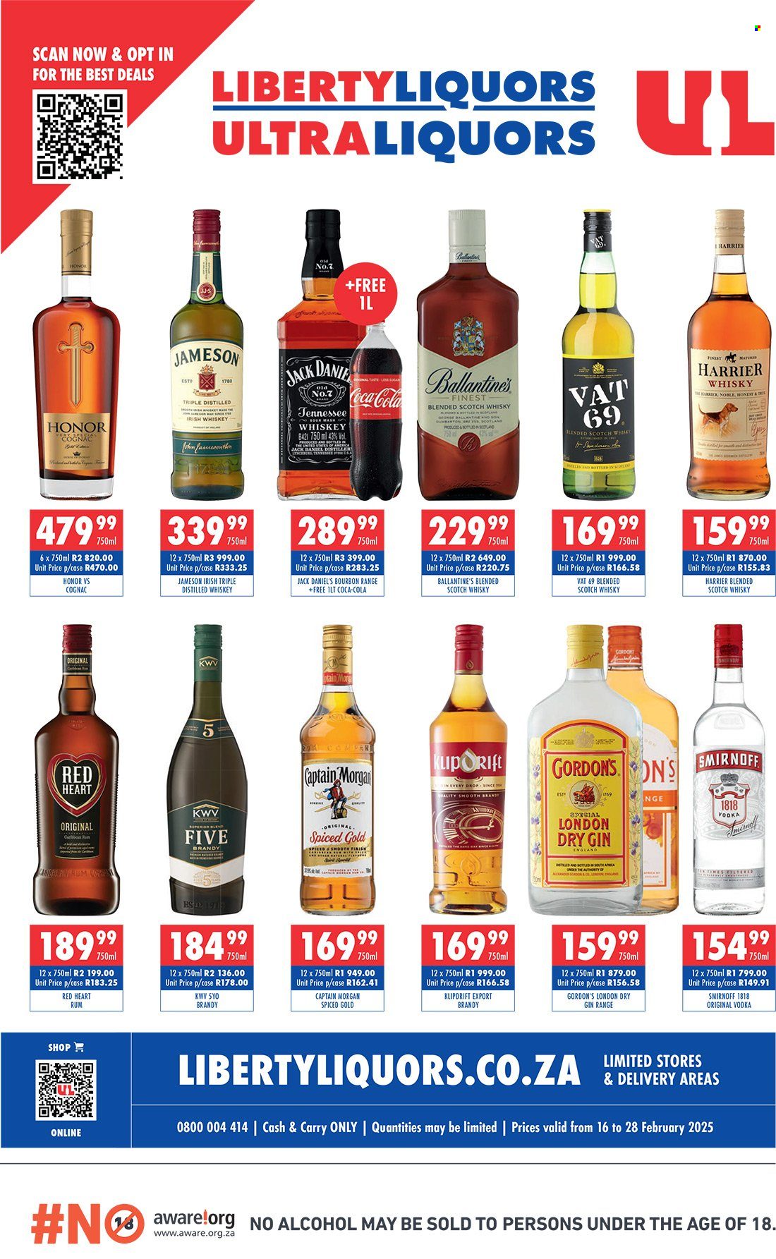 Liberty Liquors specials - 16/02/2025 - 28/02/2025. Page 1