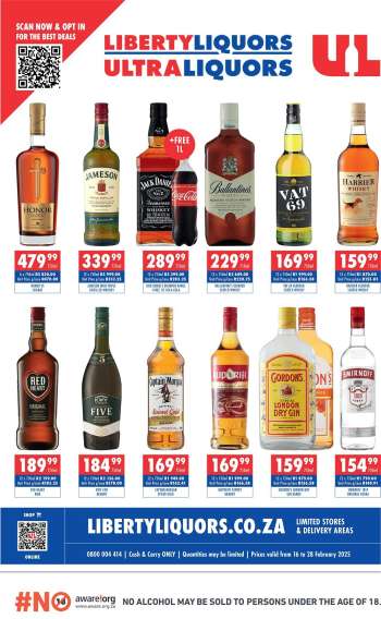 Liberty Liquors catalogue  - 16/02/2025 - 28/02/2025.