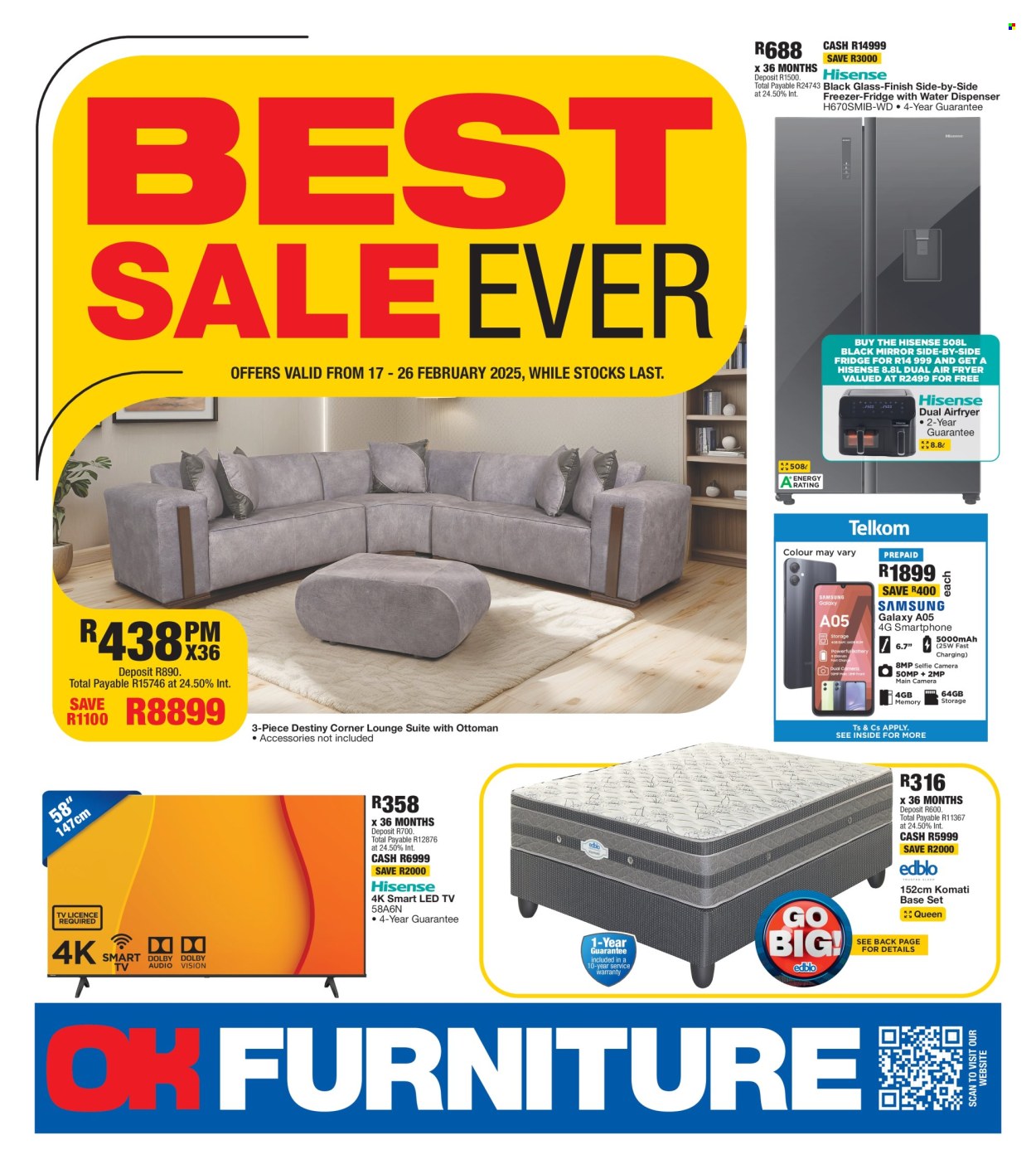 OK Furniture specials - 17/02/2025 - 26/02/2025. Page 1