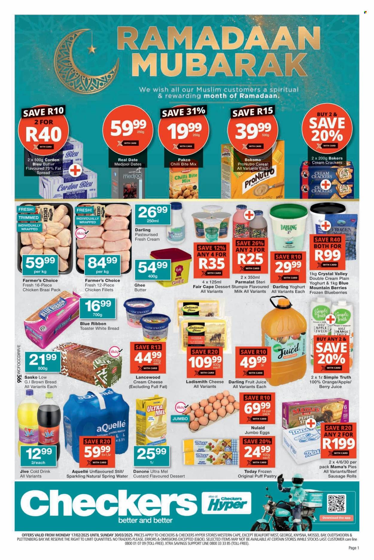Checkers specials - 17/02/2025 - 30/03/2025. Page 1