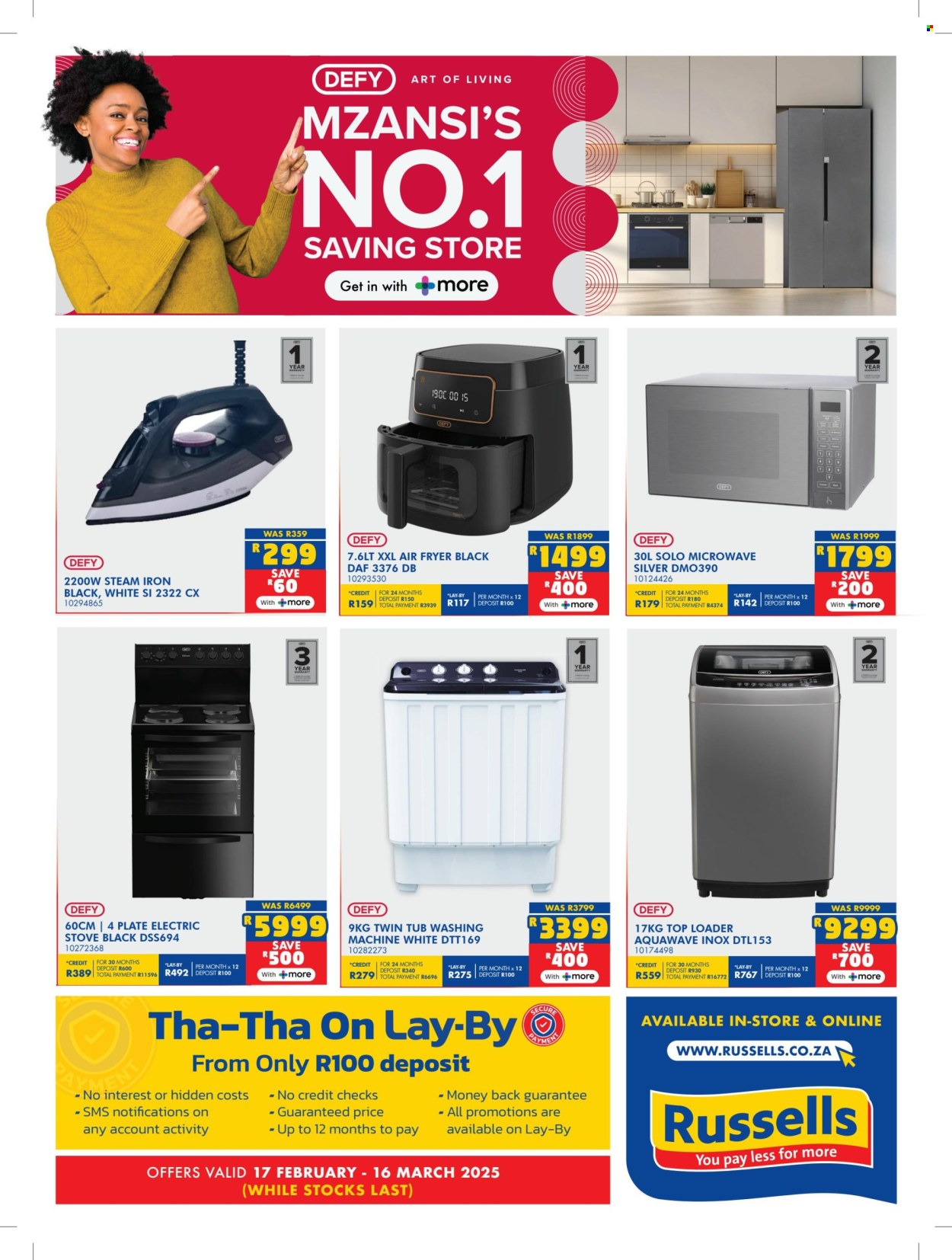 Russells specials - 17/02/2025 - 16/03/2025. Page 1