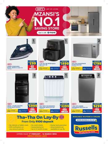 Russells catalogue  - 17/02/2025 - 16/03/2025.