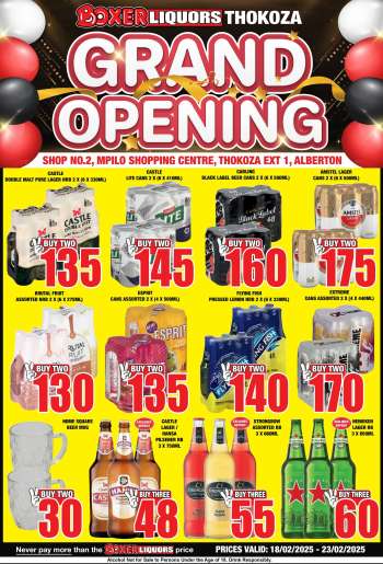 Boxer catalogue  - 18/02/2025 - 23/02/2025.