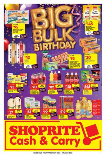 Shoprite catalogue  - 17/02/2025 - 02/03/2025.