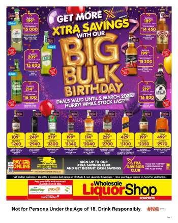 Shoprite catalogue  - 17/02/2025 - 02/03/2025.
