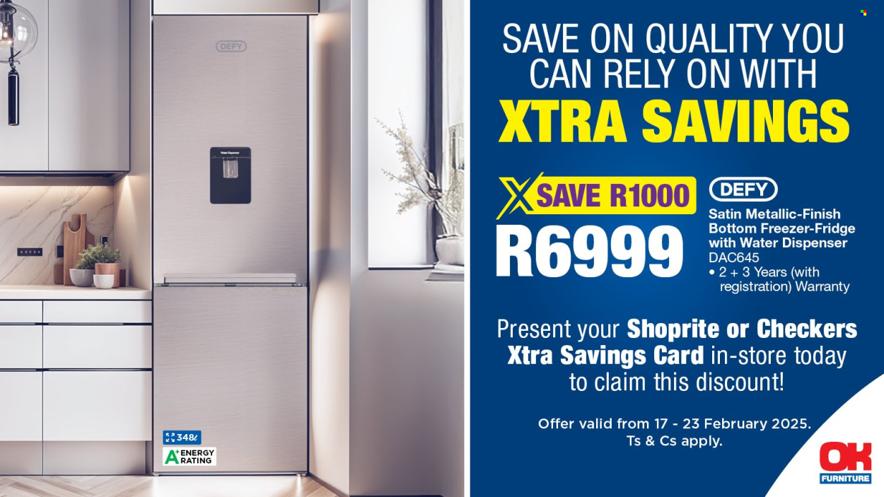 OK Furniture specials - 17/02/2025 - 23/02/2025. Page 1