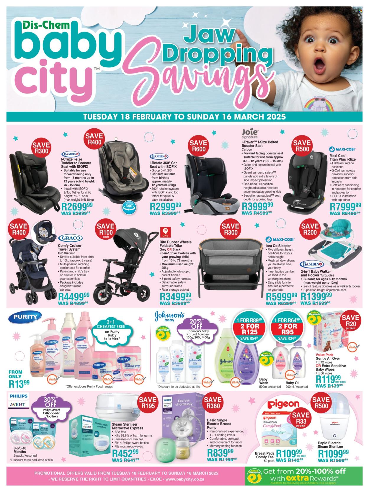 Baby City specials - 18/02/2025 - 16/03/2025. Page 1