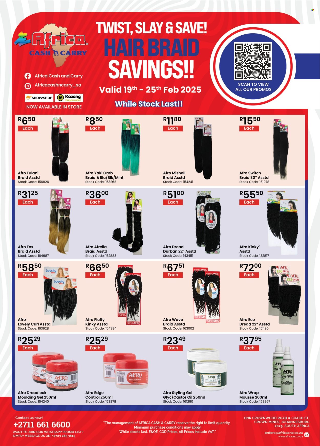 Africa Cash & Carry specials - 19/02/2025 - 25/02/2025. Page 1