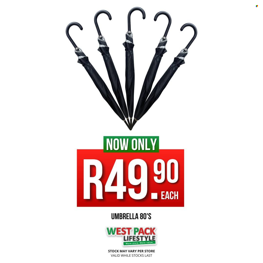 West Pack Lifestyle specials. Page 1