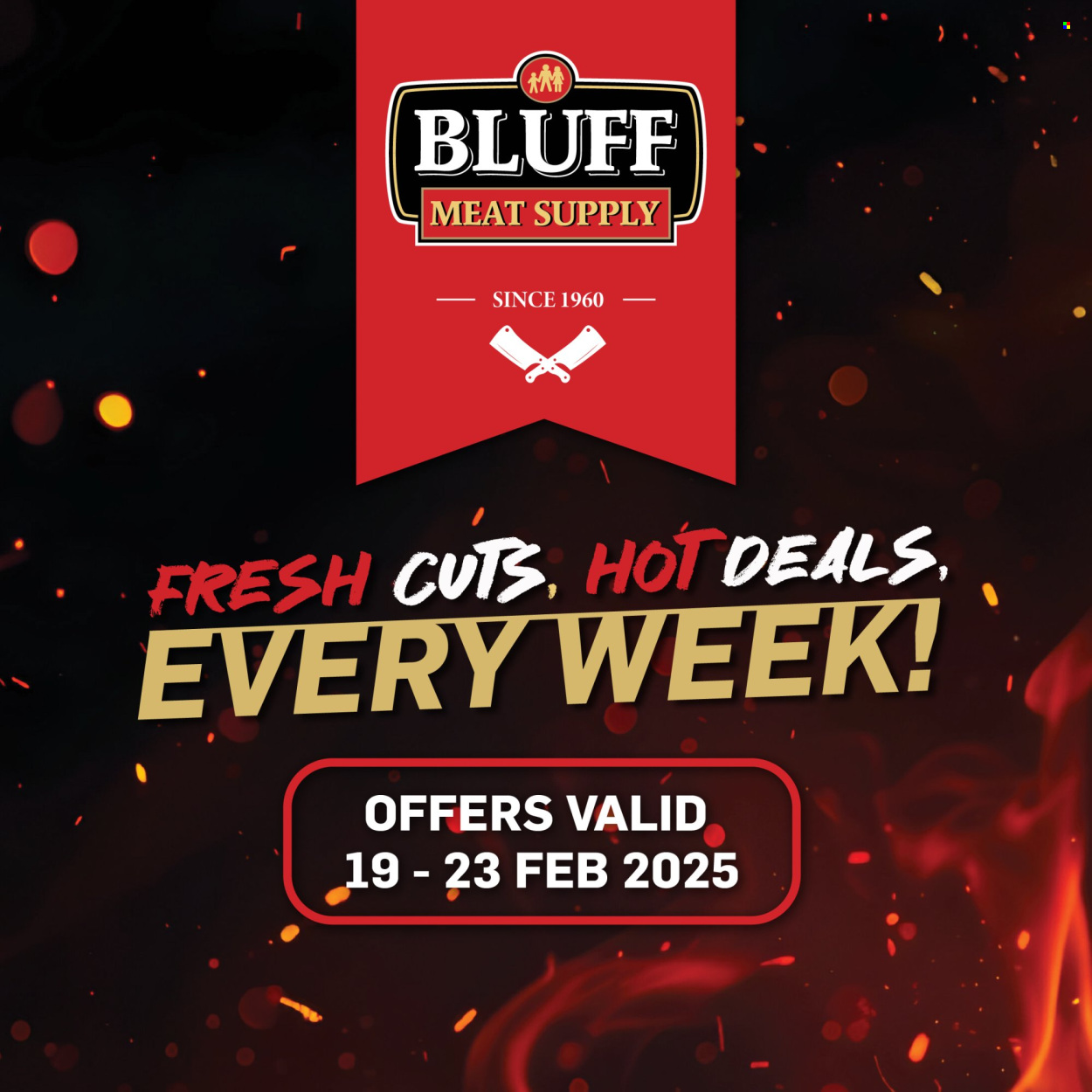 Bluff Meat Supply specials - 19/02/2025 - 23/02/2025. Page 1