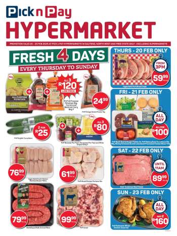 Pick n Pay Hypermarket catalogue  - 20/02/2025 - 23/02/2025.