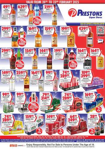 Prestons Liquor Stores catalogue  - 20/02/2025 - 23/02/2025.