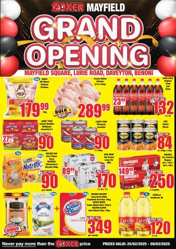 Boxer catalogue  - 25/02/2025 - 09/03/2025.