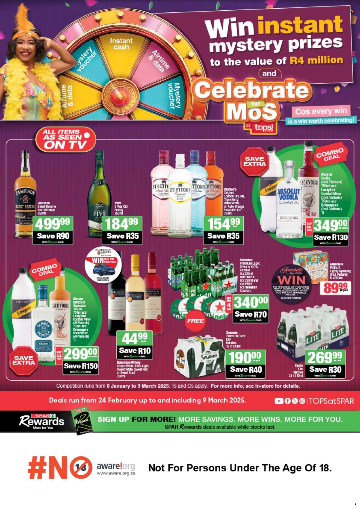 TOPS at SPAR specials - 24/02/2025 - 09/03/2025. Page 1