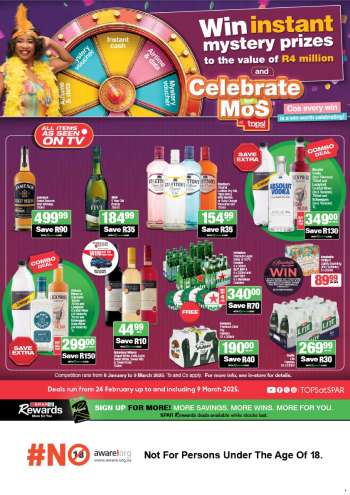 TOPS at SPAR catalogue  - 24/02/2025 - 09/03/2025.