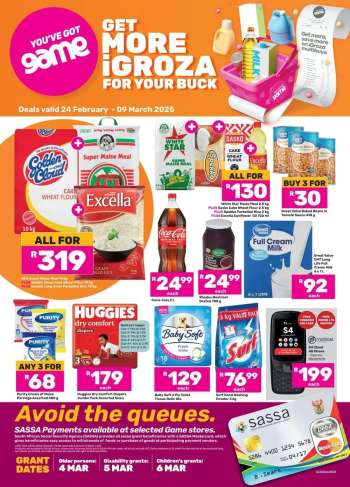 Game catalogue  - 24/02/2025 - 09/03/2025.