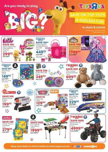 Toys R Us catalogue  - 25/02/2025 - 09/03/2025.