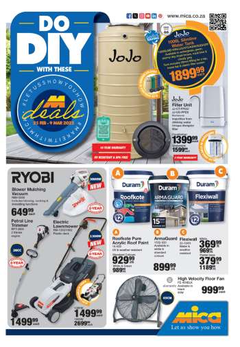 Mica catalogue  - 25/02/2025 - 09/03/2025.