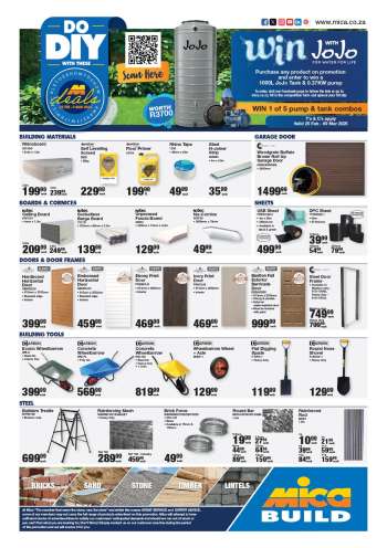 Mica catalogue  - 25/02/2025 - 09/03/2025.