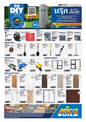 Mica catalogue  - 25/02/2025 - 09/03/2025.