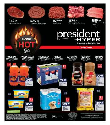President Hyper catalogue  - 25/02/2025 - 03/03/2025.