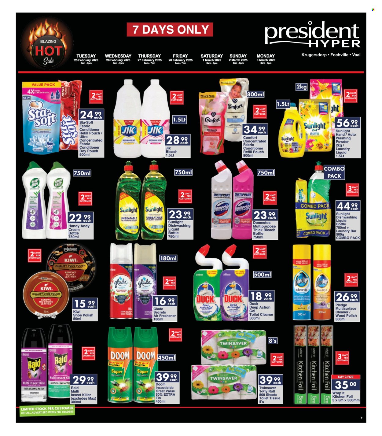 President Hyper specials - 25/02/2025 - 03/03/2025. Page 7