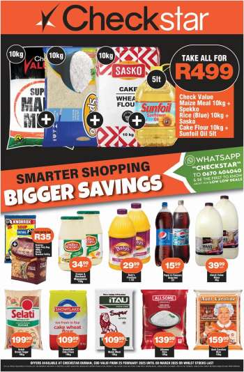 Checkstar catalogue  - 25/02/2025 - 09/03/2025.