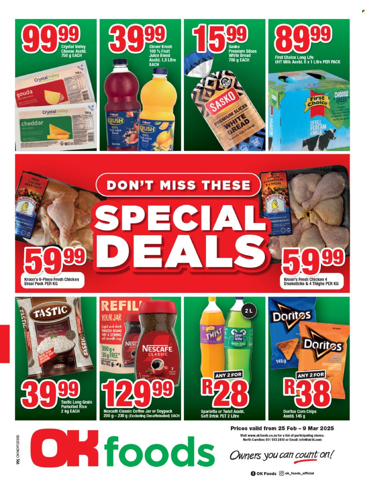 OK Foods specials - 25/02/2025 - 09/03/2025. Page 1
