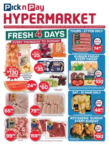 Pick n Pay Hypermarket catalogue  - 27/02/2025 - 02/03/2025.
