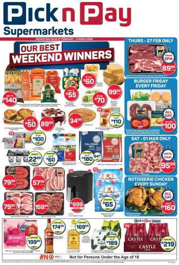 Pick n Pay Supermarket catalogue  - 27/02/2025 - 02/03/2025.