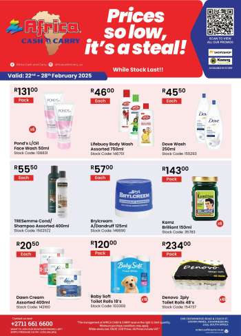 Africa Cash & Carry catalogue  - 22/02/2025 - 28/02/2025.
