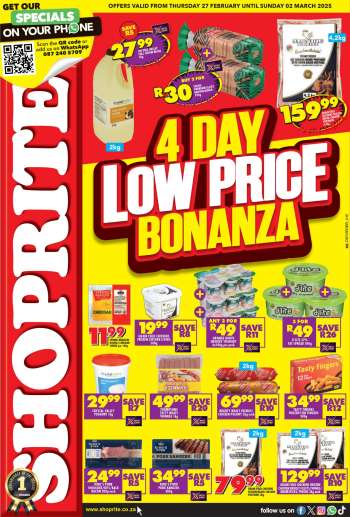 Shoprite catalogue  - 27/02/2025 - 02/03/2025.