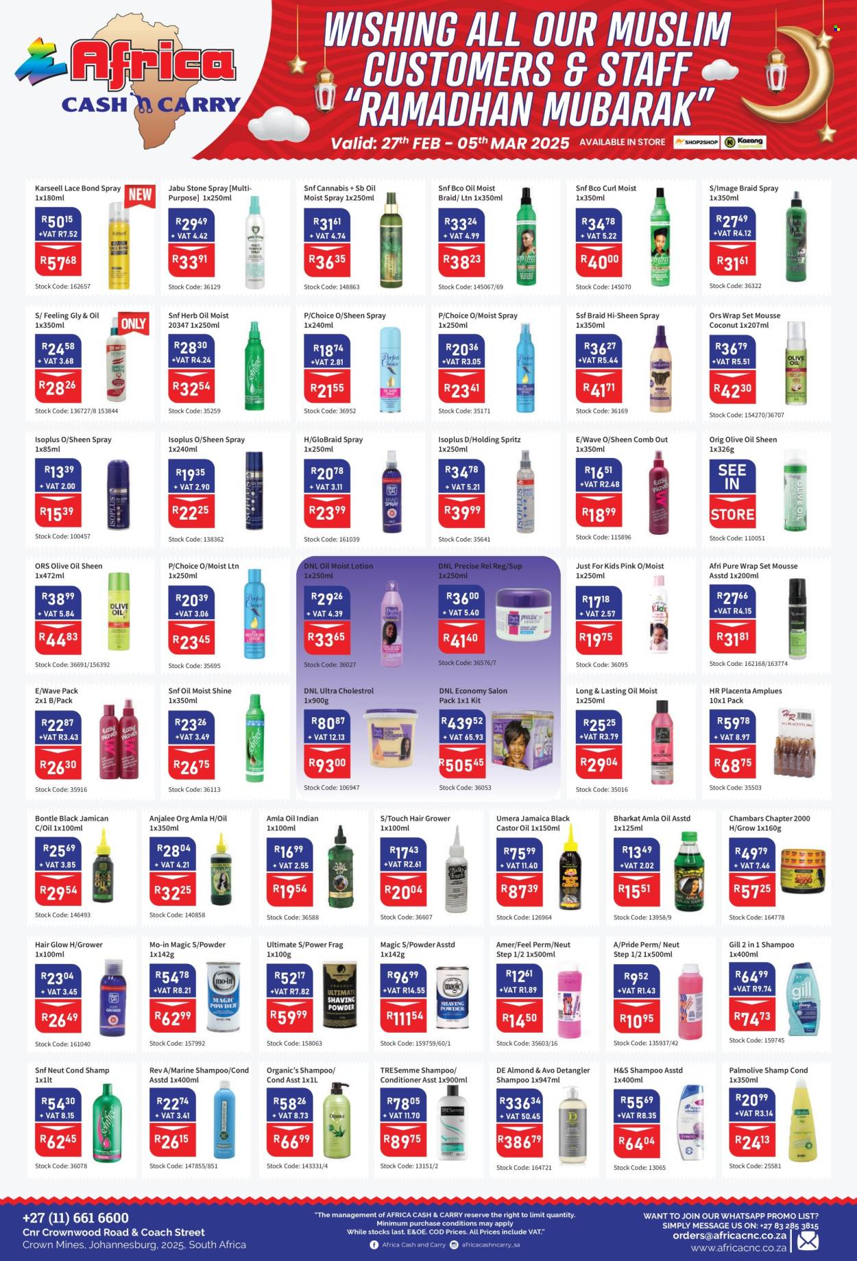 Africa Cash & Carry specials - 27/02/2025 - 05/03/2025. Page 1