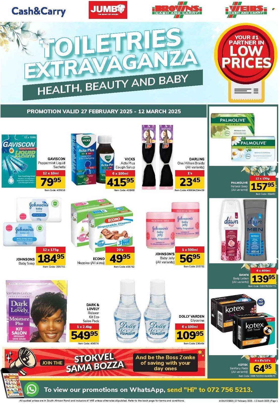 Jumbo Cash & Carry specials - 27/02/2025 - 12/03/2025. Page 1