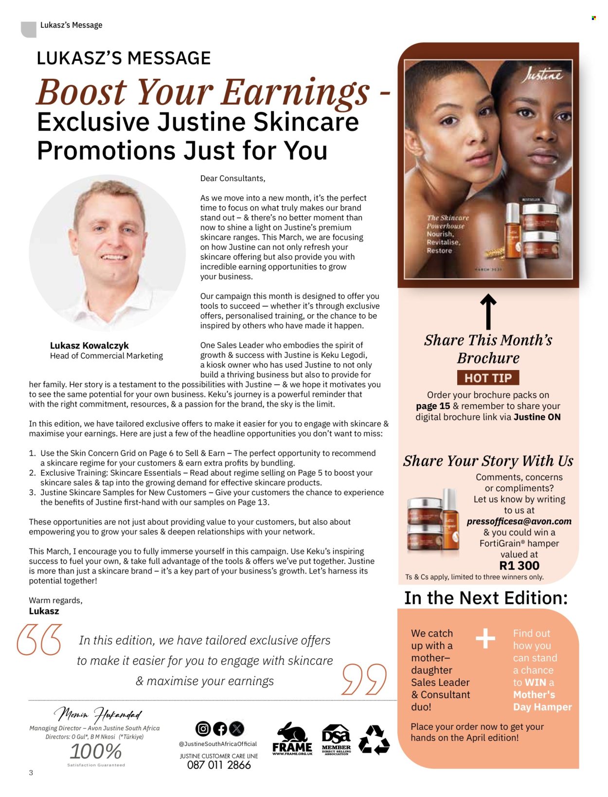 Justine specials - 01/03/2025 - 31/03/2025. Page 3