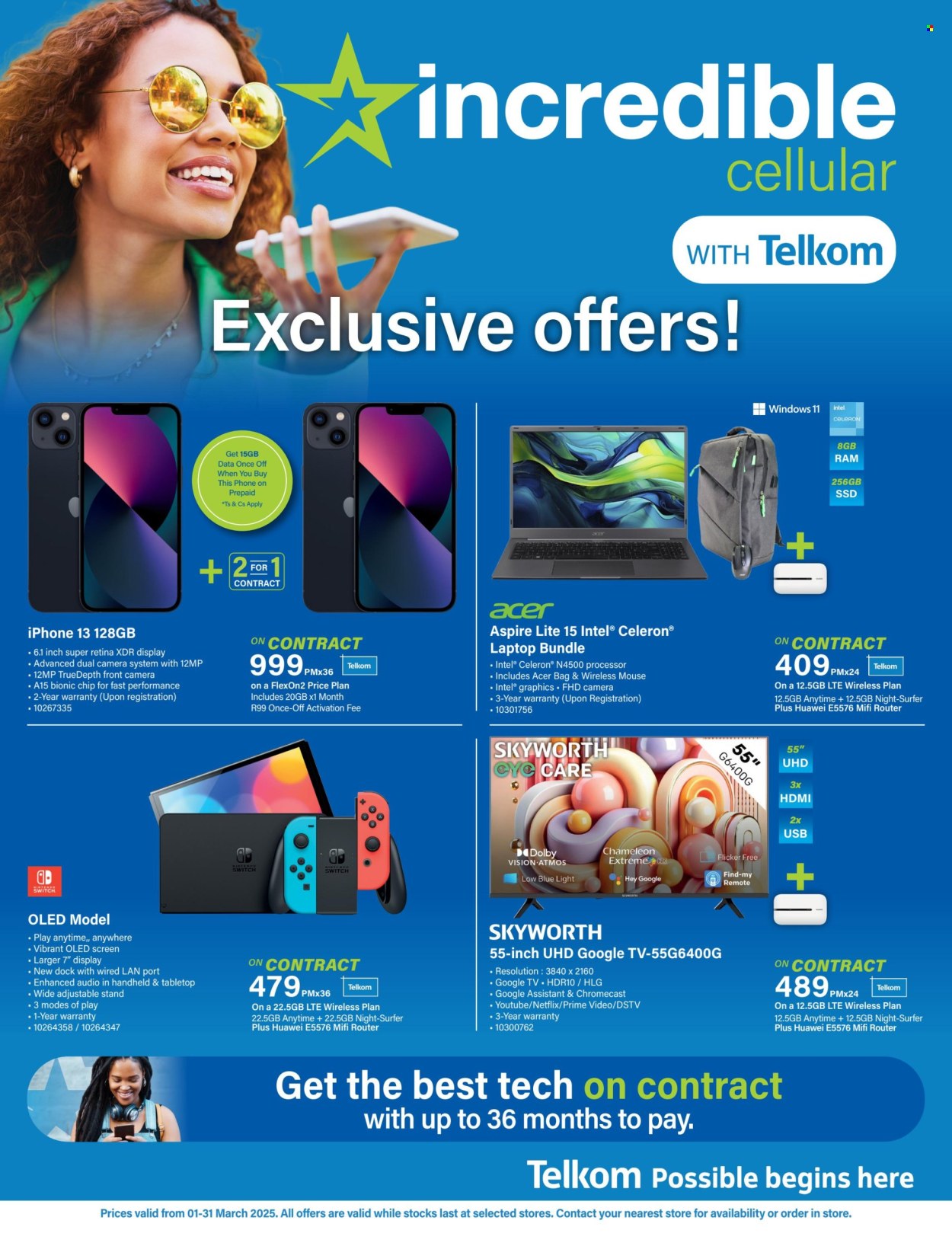 Incredible Connection specials - 01/03/2025 - 31/03/2025. Page 1