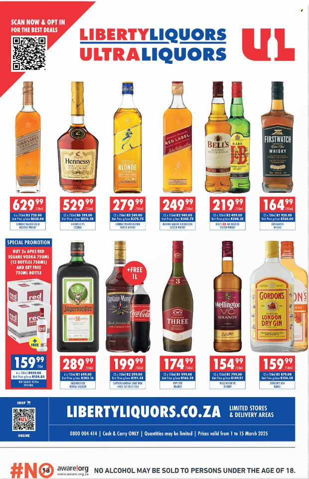 Liberty Liquors specials - 01/03/2025 - 15/03/2025. Page 1