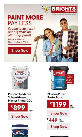 Brights Hardware catalogue  - 01/03/2025 - 30/04/2025.