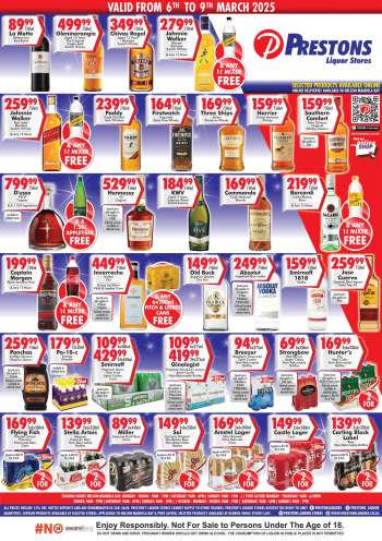Prestons Liquor Stores catalogue  - 06/03/2025 - 09/03/2025.