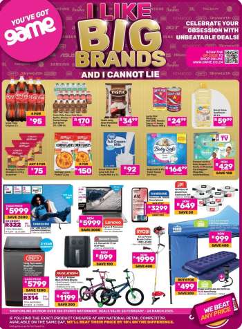 Game catalogue  - 25/02/2025 - 24/03/2025.