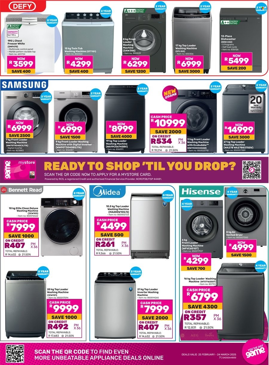 Game specials - 25/02/2025 - 24/03/2025. Page 7