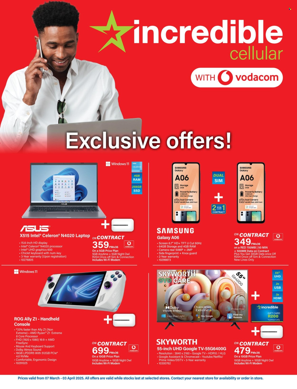 Incredible Connection specials - 07/03/2025 - 03/04/2025. Page 1
